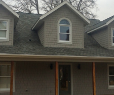 James Hardie Shake Siding On A Home Remodel.